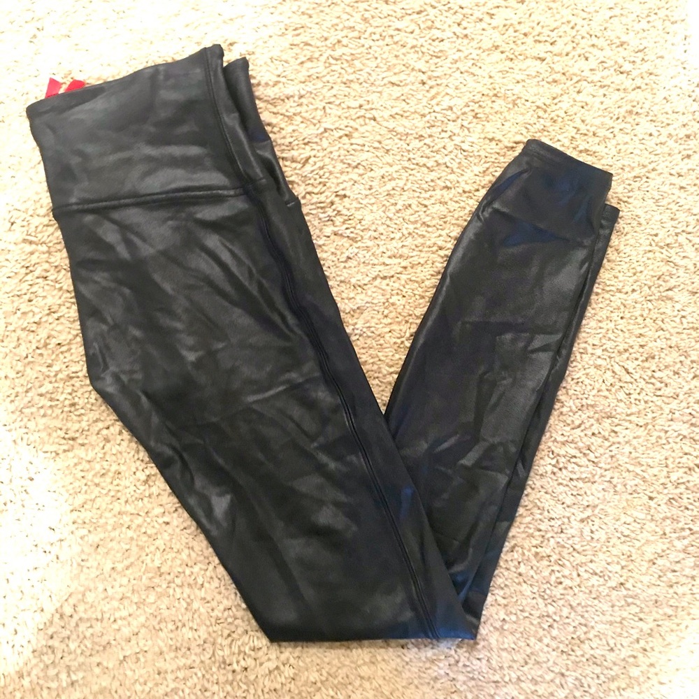 Spanx faux leather leggings